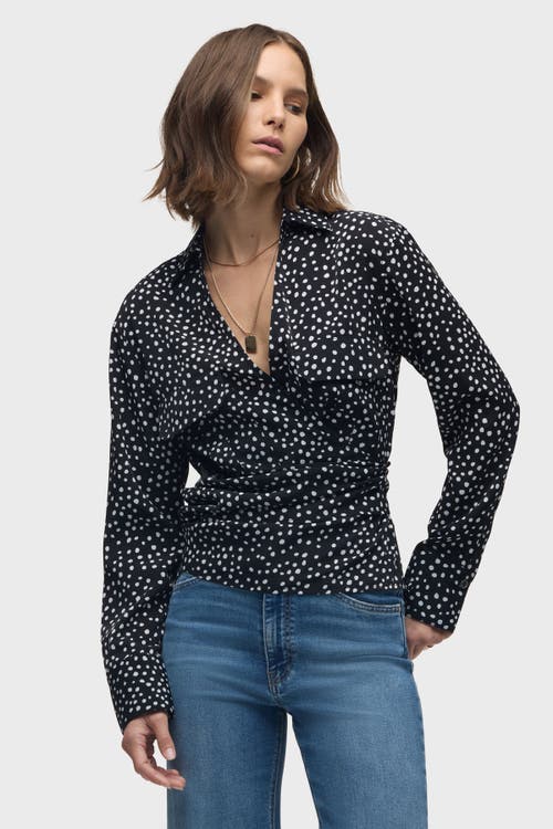 HUDSON HUDSON JEANS DRAWSTRING BUTTON DOWN SHIRT