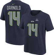 Nike Youth Nike Sam Darnold College Navy Seattle Seahawks Super Bowl LX Name & Number T-Shirt