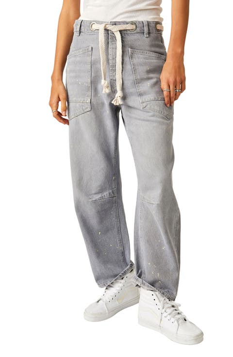Moxie Paint Spatter Jeans (Little Darlin)