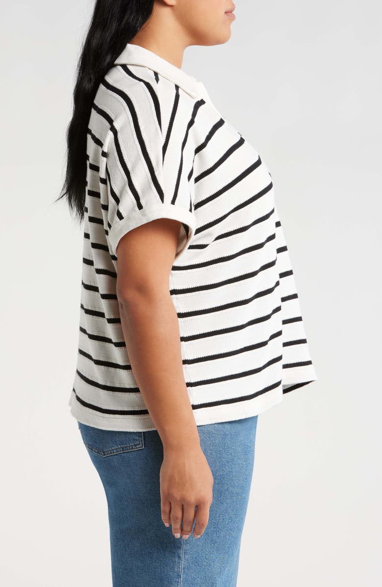 Madewell Relaxed Stripe Polo, Alternate, color,
