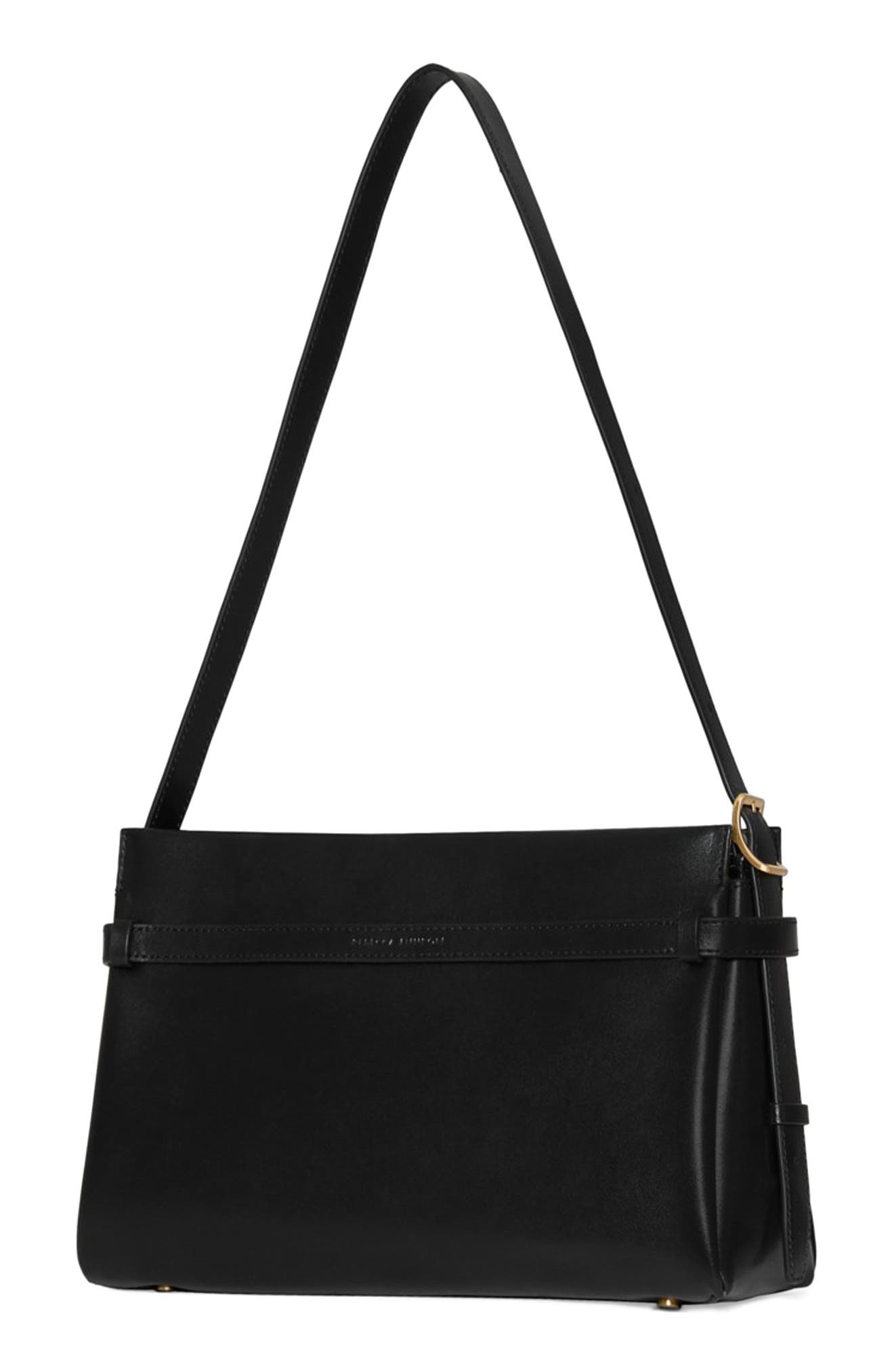 Rebecca Minkoff Insider Small Shoulder Bag, Alternate, color, Black