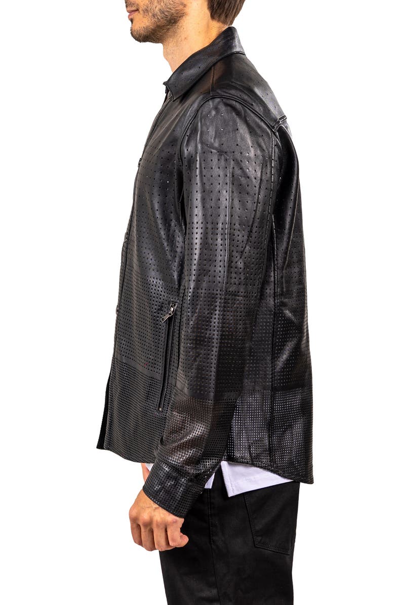 Maceoo Ascension Leather Jacket, Alternate, color, Black