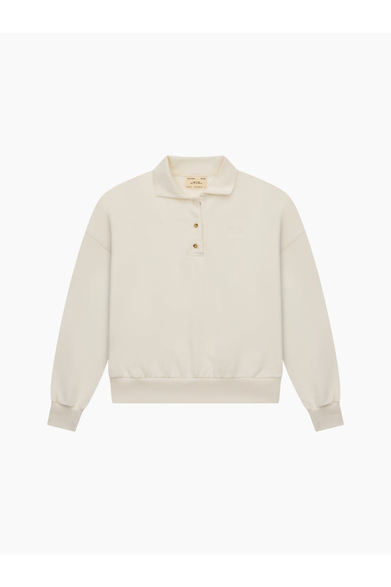 Long Sleeve Polo, Alternate, color, Salt