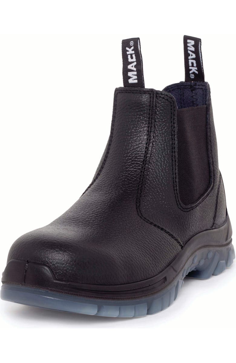 Mack Workwear USA Tradie Steel Toe Work Boot, Alternate, color, Black