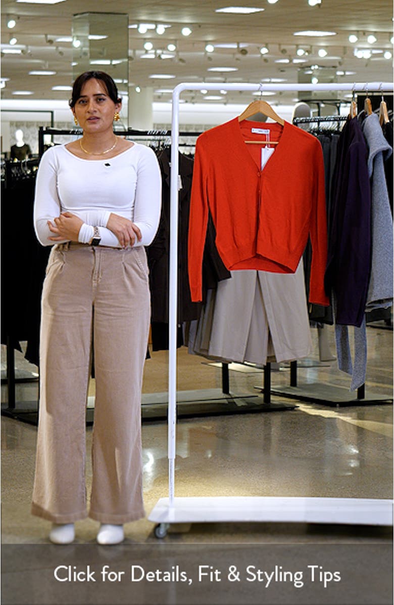 V-Neck Knit Cardigan, sales video thumbnail