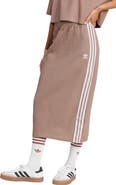 adidas Originals 3-Stripes Knit Midi Skirt