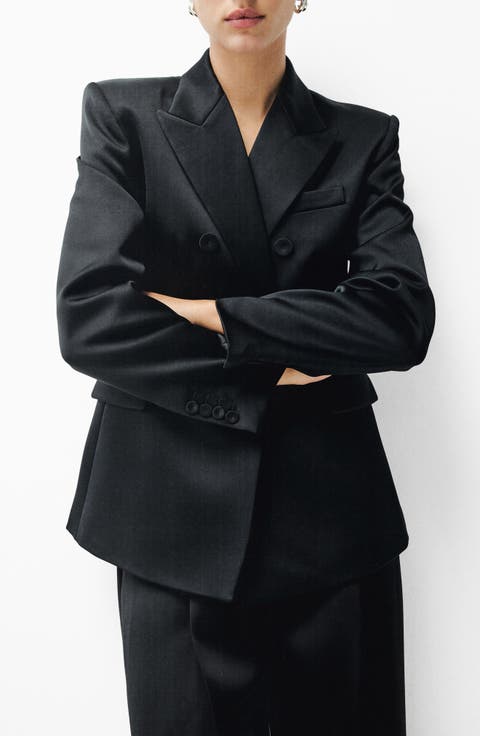 Satin Suit Blazer