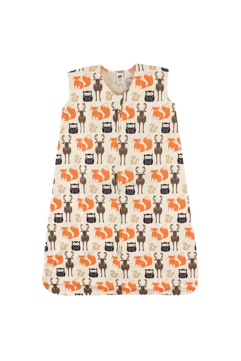 Cozy Cotton Sleeveless Sleep & Cuddle Pouch, Main, color, Forest