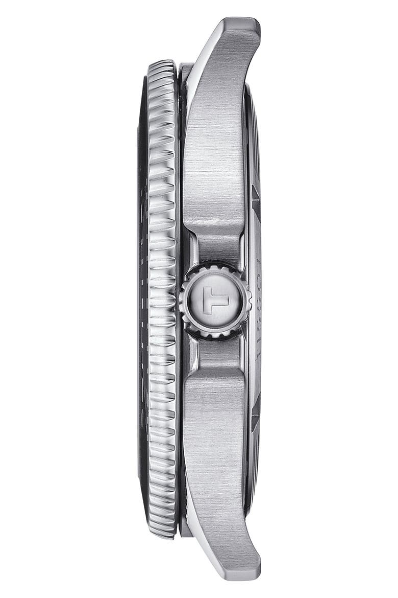 Seastar 1000 Bracelet Watch, 40mm, Alternate, color, GREY