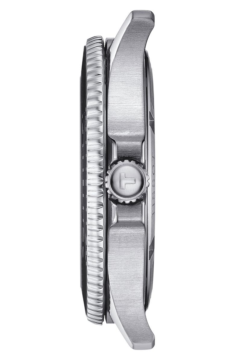 Tissot Seastar 1000 Bracelet Watch, 40mm, Alternate, color, Grey/ Silver