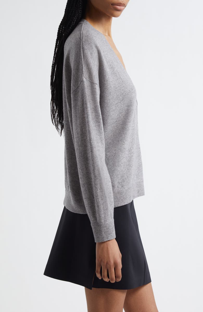 MM by Max Mara Magda Wool & Cashmere Cardigan, Alternate, color, Light Grey