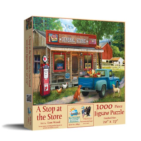 A Stop at the Store 1000 piece Jigsaw Puzzle for Adults