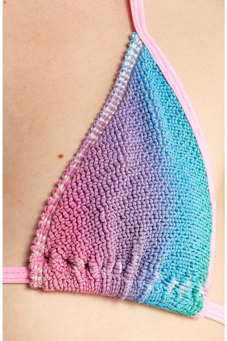 Bells Bikini Top, Alternate, color, RAINBOW