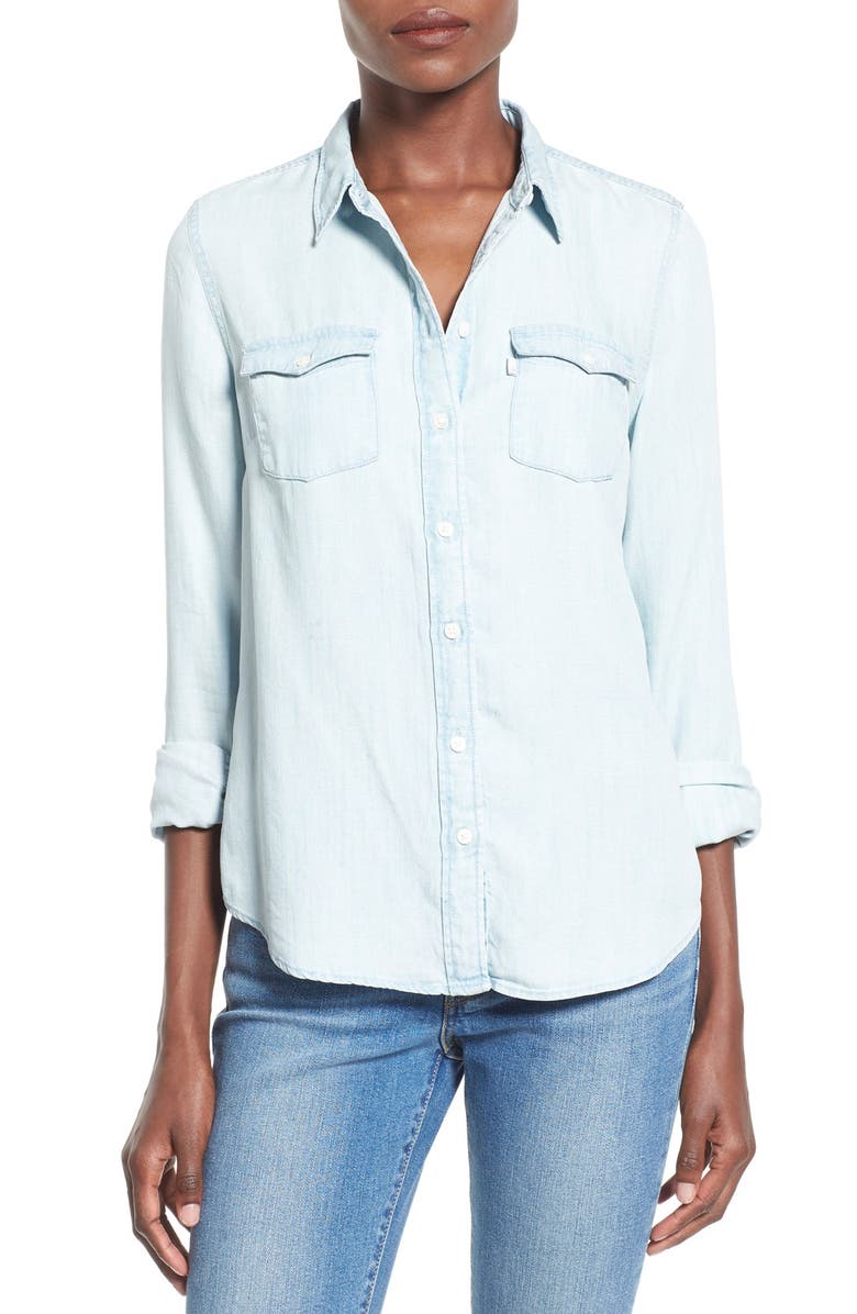 Levi's<sup>®</sup> 'Modern Western' Button Front Shirt, Main, color,