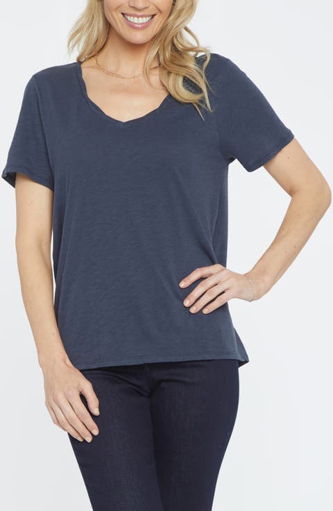 Twist V-Neck T-Shirt