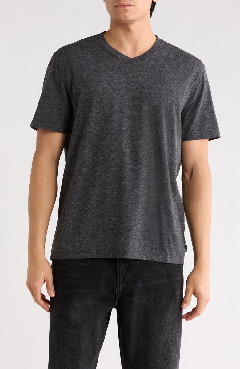AG Bryce V-Neck T-Shirt, Main, color, Heather Charcoal
