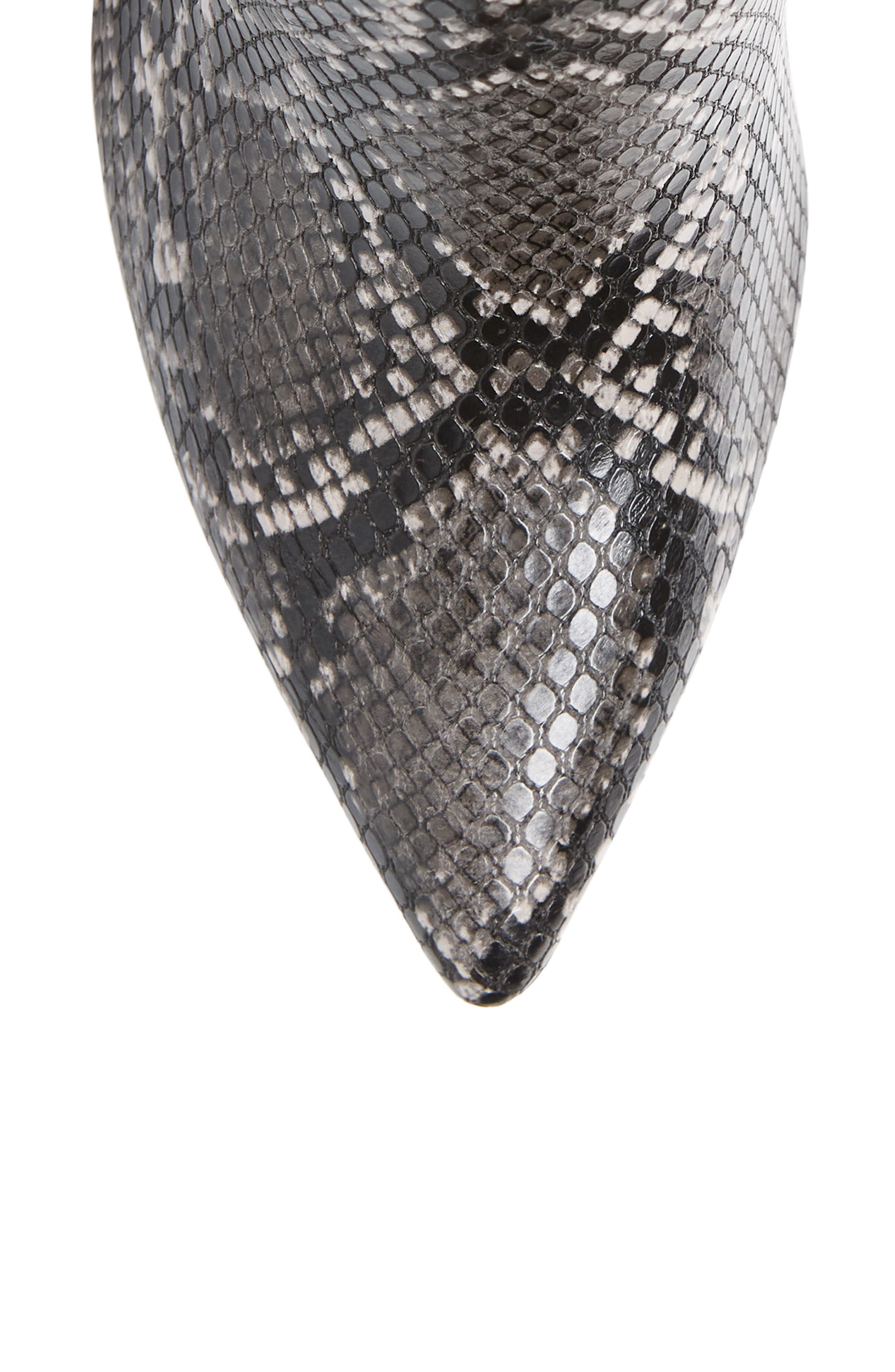 Triumph Knee High Boot, Alternate, color, GREY SNAKE PRINT