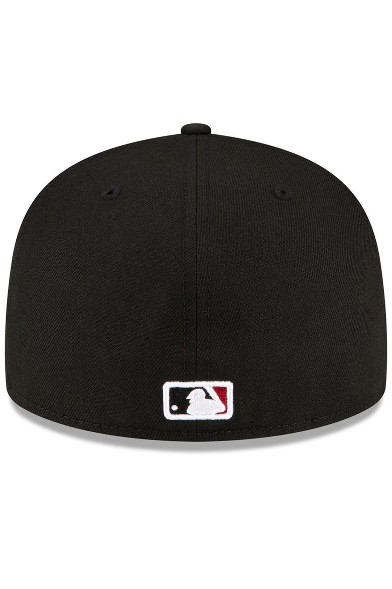 Men's New Era  Black Arizona Diamondbacks Alternate Authentic Collection On-Field 59FIFTY Fitted Hat, Alternate, color, Black