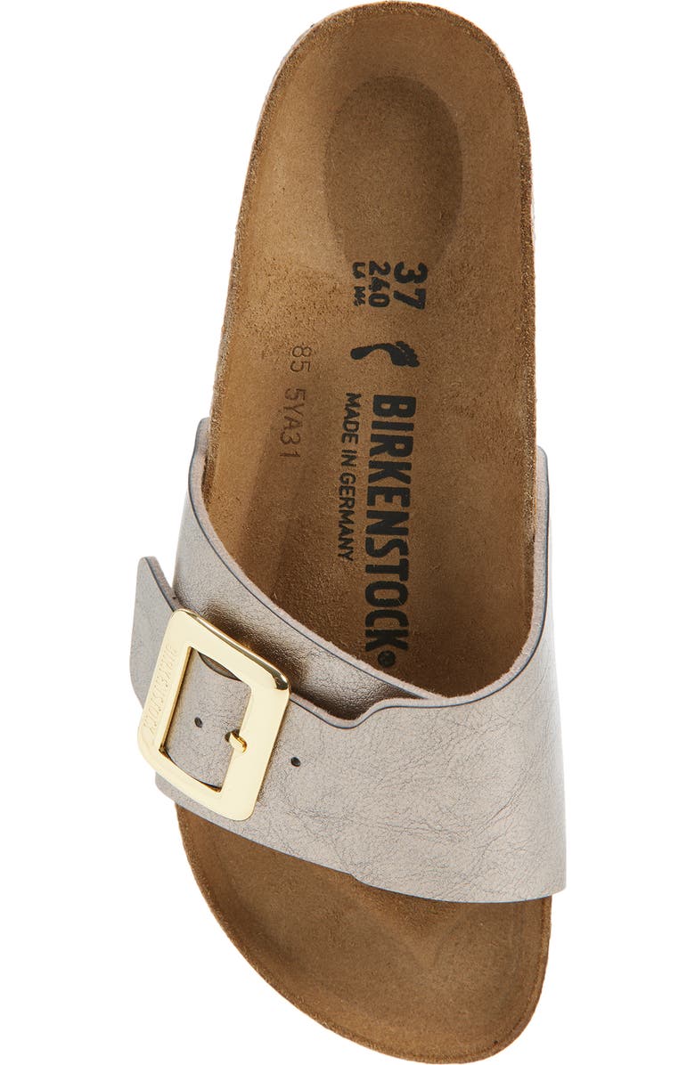 Birkenstock Catalina Luxe Slide Sandal, Alternate, color, Taupe