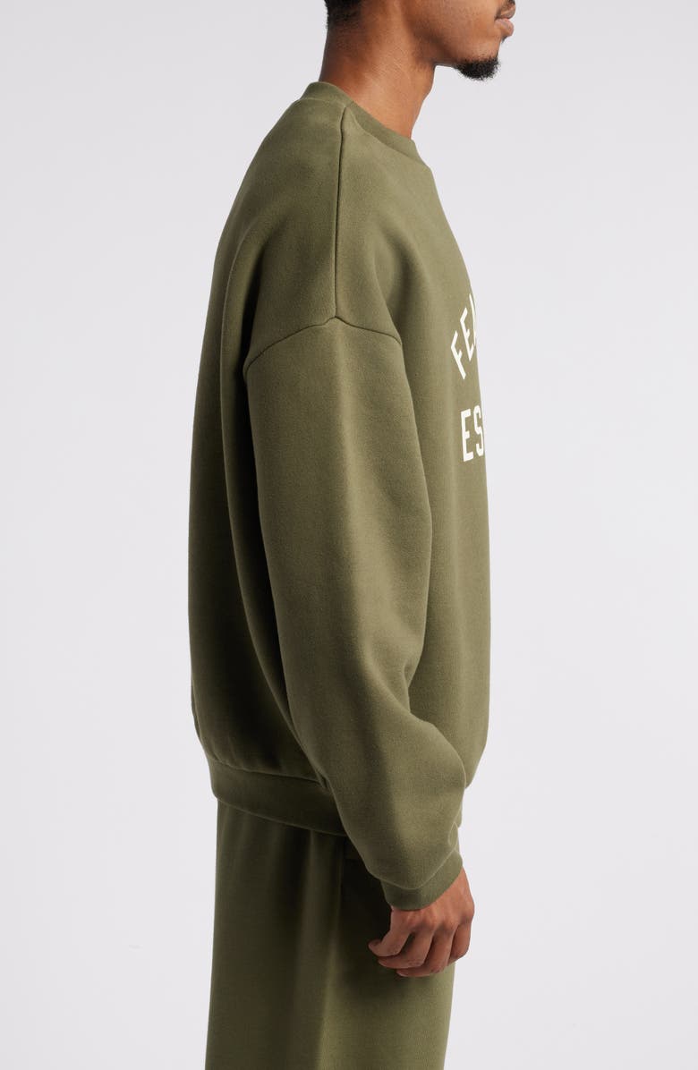 Fear of God Essentials Gender Inclusive Logo Sweatshirt, Alternate, color, 