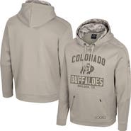 COLOSSEUM Men's Colosseum Oatmeal Colorado Buffaloes Big & Tall Operation Hat Trick Battalion Hoodie Sweatshirt