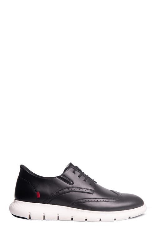 Marc Joseph New York Barnes Ave Hands Free Technology Lightweight Leather Wingtip Oxford In Black