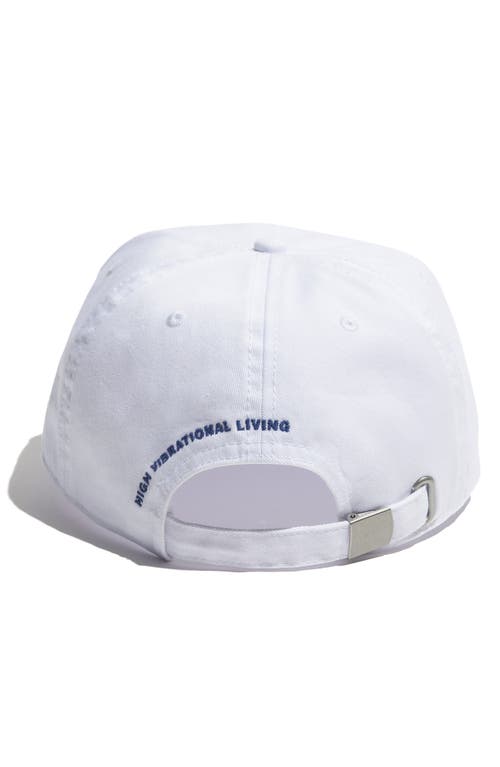Spiritual Gangster Cotton Twill Dad Hat In White