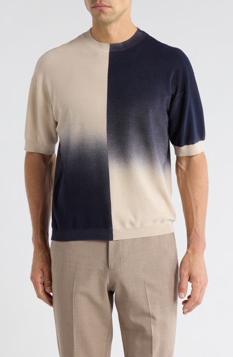 Textured Quarter Zip Polo