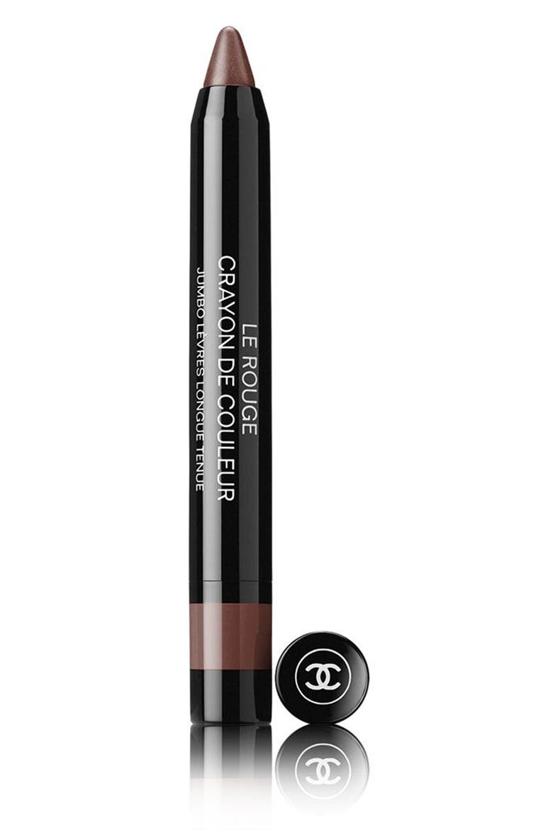 LE ROUGE CRAYON DE COULEUR 
Jumbo Longwear Lip Crayon, Main, color, 22 NATURAL BROWN