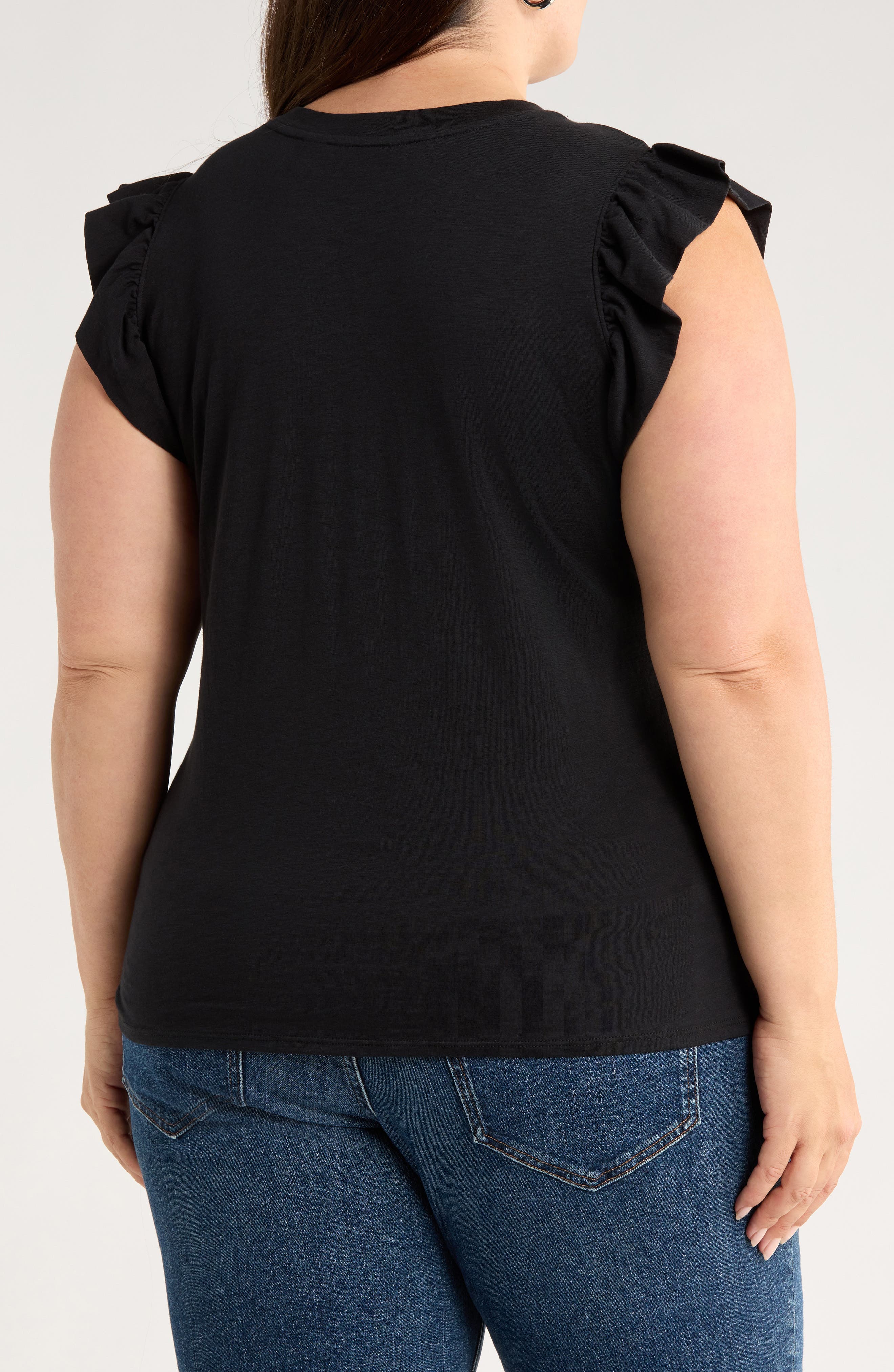 Ruffle Sleeve Top - image 2