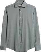 Bugatchi Devon OoohCotton® Floral Print Long Sleeve Button-Up Shirt