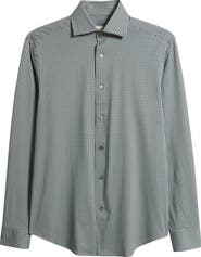 Bugatchi Devon OoohCotton® Floral Print Long Sleeve Button-Up Shirt