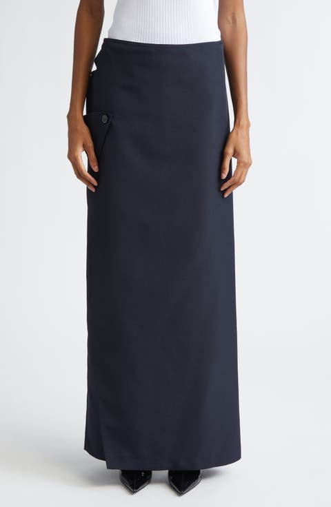 Trench Detail Skirted Pants