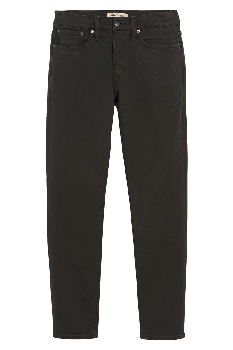 Men's Garment Dyed Athletic Slim Jeans, Alternate, color, DEEP GREEN