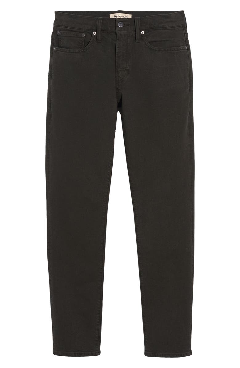 Madewell Men's Garment Dyed Athletic Slim Jeans, Alternate, color, Deep Green