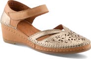 Spring Step Ezlyn Ankle Strap Wedge Pump