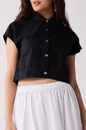 Reistor Oversized Crop Shirt