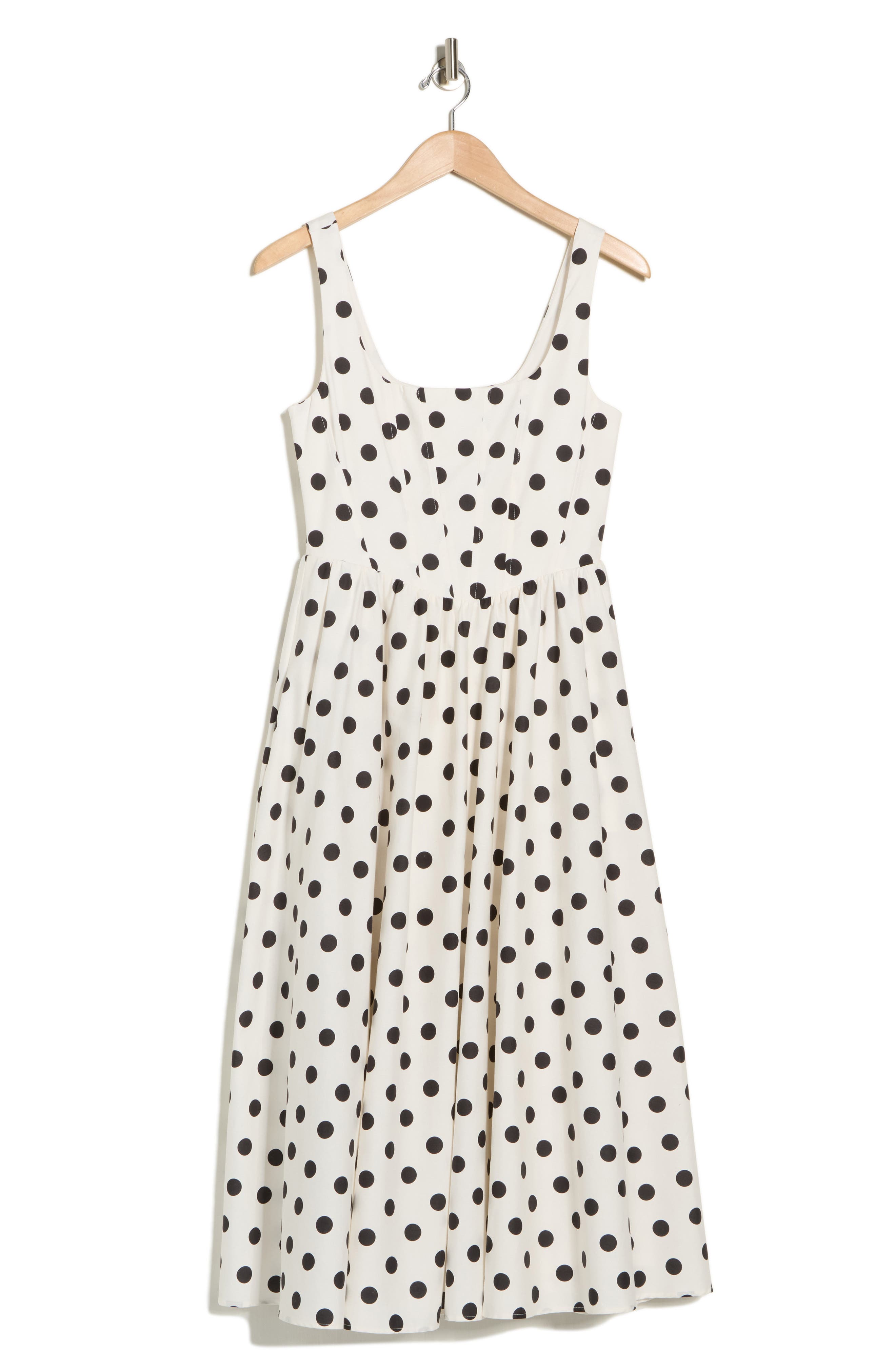 WAYF Corset Midi Dress