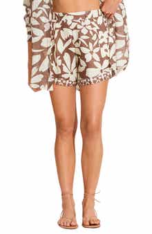 Vitamin A® The Getaway Linen Cover-Up Shorts