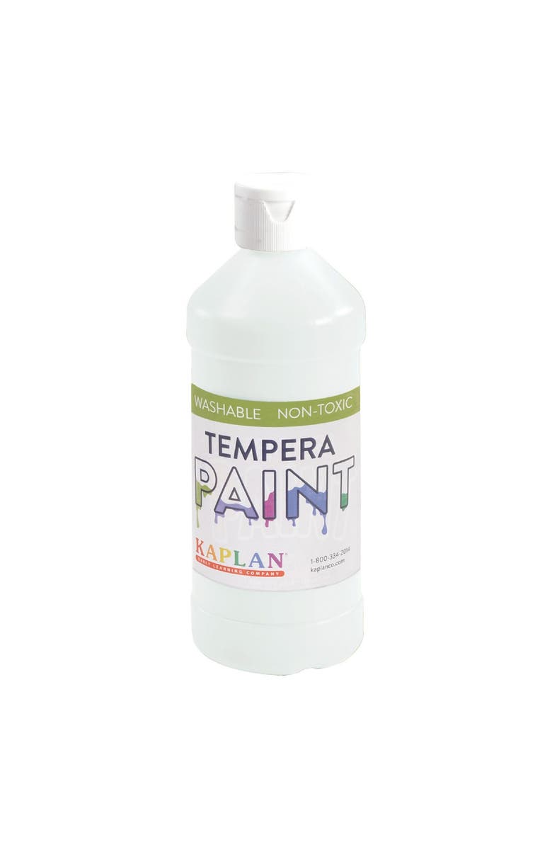 Kaplan Early Learning Company Kaplan Washable Tempera Paint - 16 oz - Set of 8, Alternate, color, Multicolored