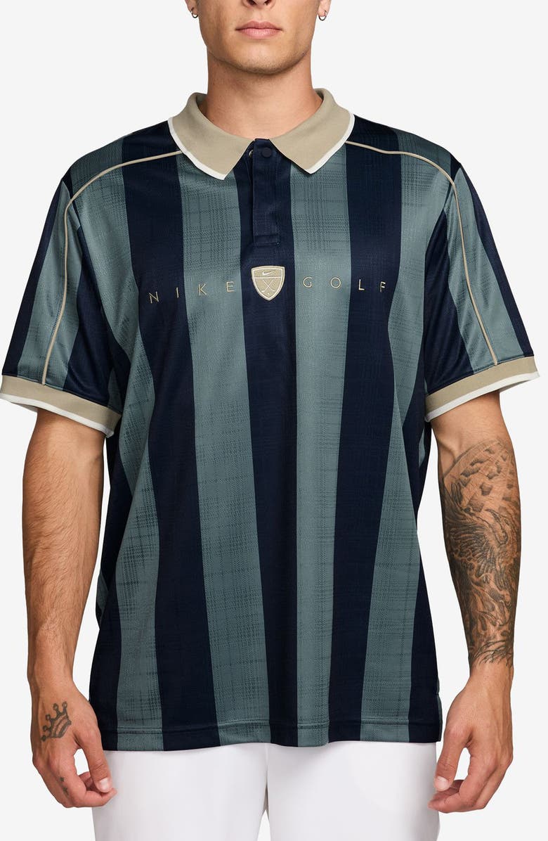 Nike Stripe Short Sleeve Polo, Main, color, 