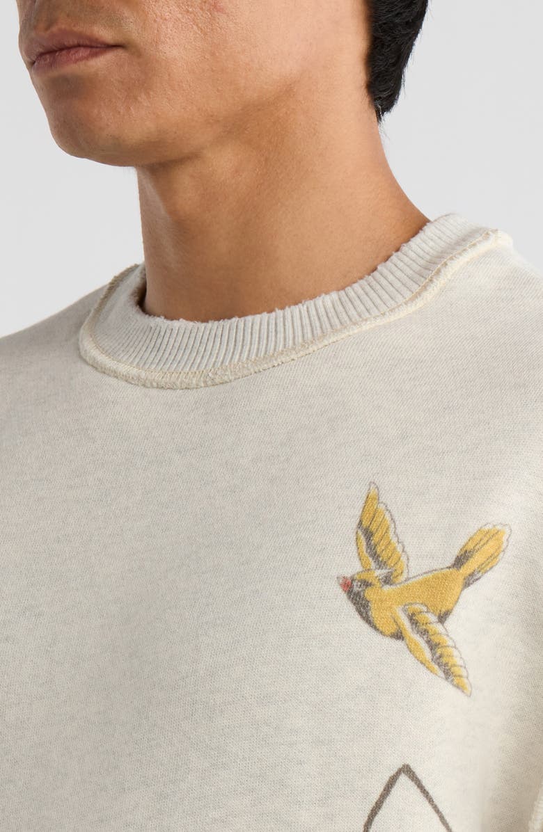 DIET STARTS MONDAY Doodle Graphic Sweatshirt, Alternate, color, Heather Grey