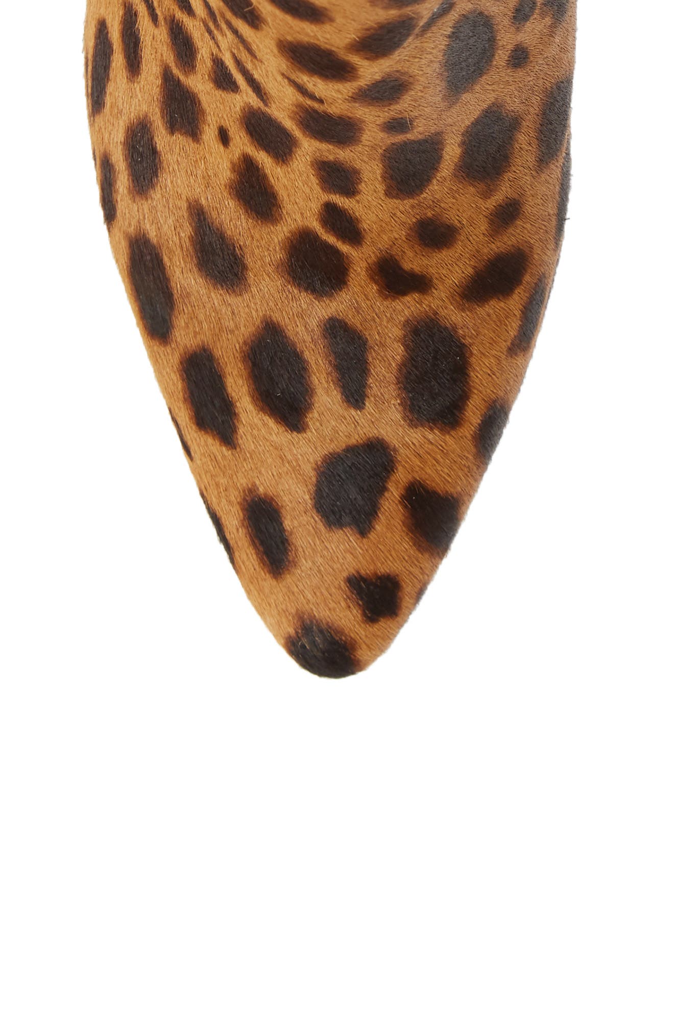 Thelmin Genuine Calf Hair Bootie (Nordstrom Exclusive), Alternate, color, NATURAL LEOPARD CALF HAIR