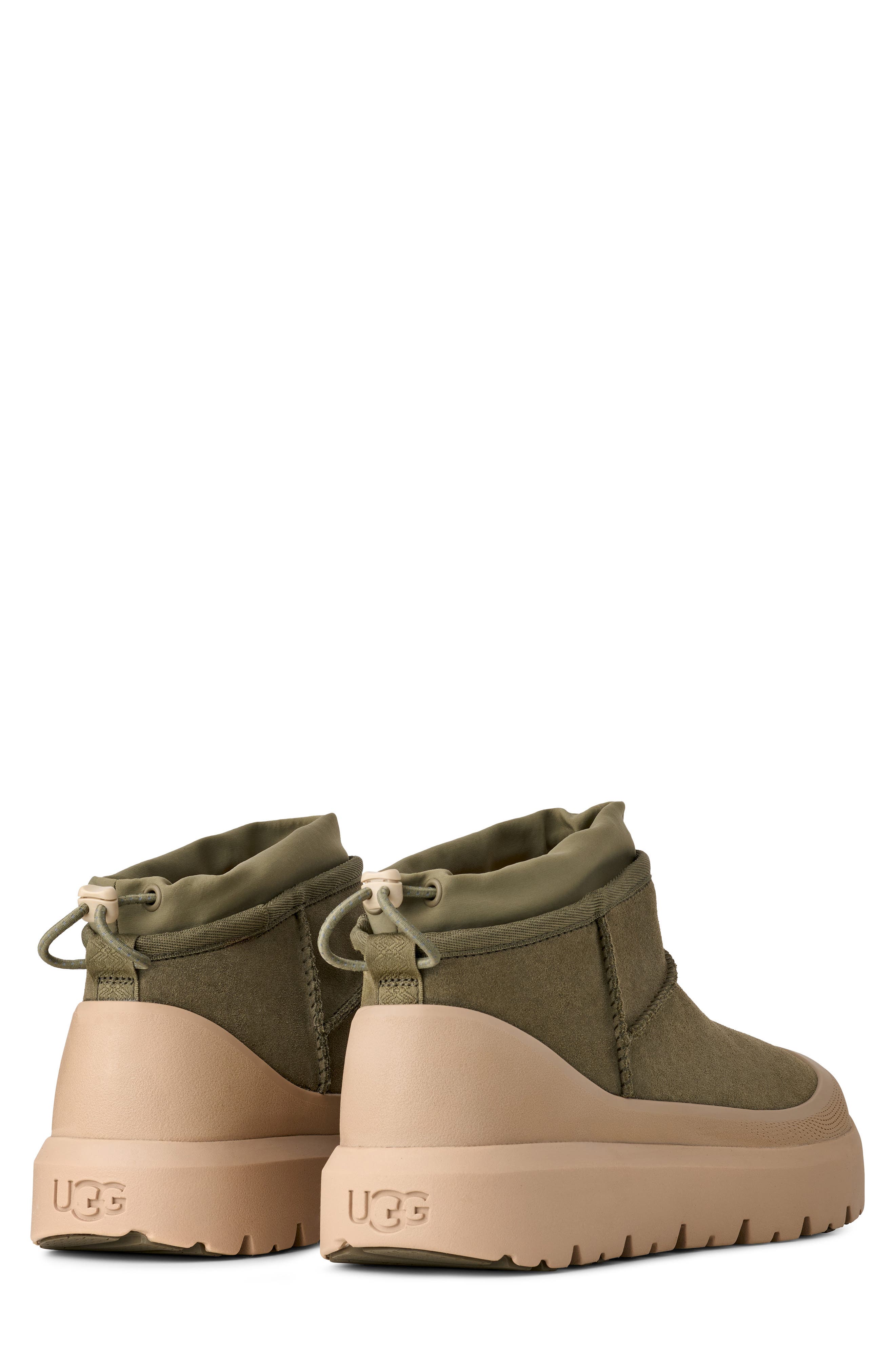Classic Ultra Mini Weather Hybrid Boot, Alternate, color, BURNT OLIVE / MUSTARD SEED