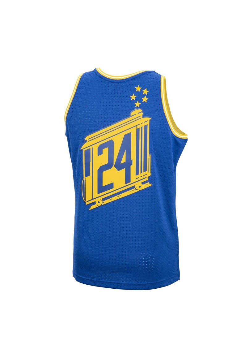 Men's Mitchell & Ness Rick Barry Royal Golden State Warriors 2001/02 Hardwood Classics Swingman Jersey, Alternate, color, Royal