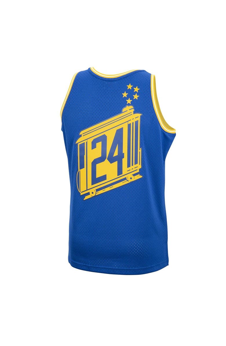Mitchell & Ness Men's Mitchell & Ness Rick Barry Royal Golden State Warriors 2001/02 Hardwood Classics Swingman Jersey, Alternate, color, Royal