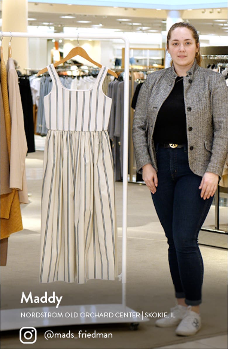 Gloss Stripe Midi Dress, sales video thumbnail