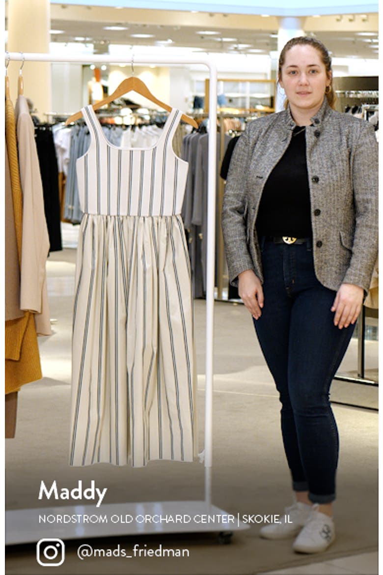 Gloss Stripe Midi Dress video