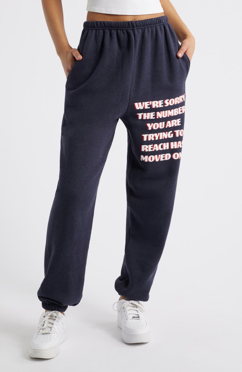 BOYS LIE 1-800 Kimmy Graphic Sweatpants, Main, color, 