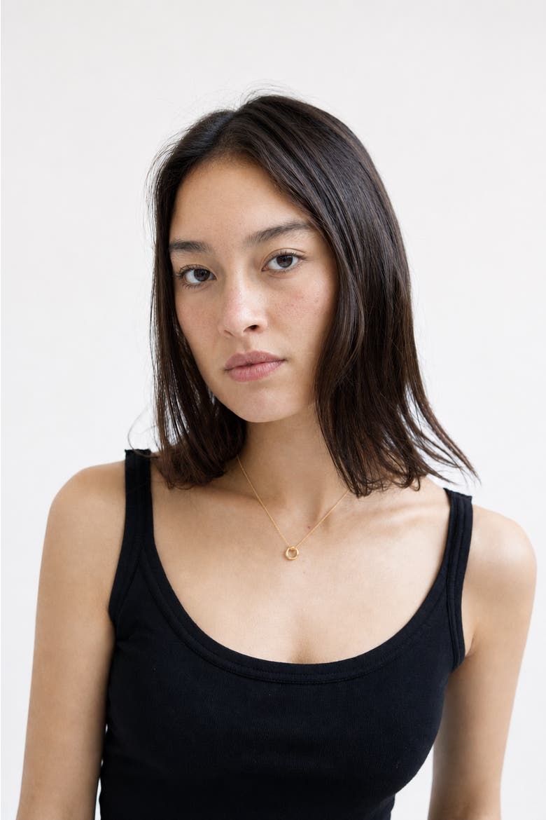 Narla Necklace, Alternate, color, Gold Plate